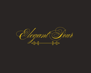 Royal Elegant Script logo design