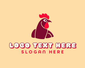 Chick - Rooster Chick Diner logo design