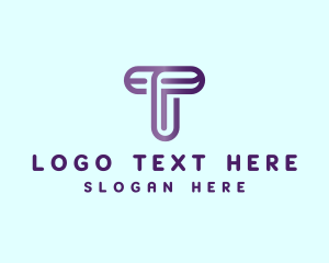 Investor - Modern Tech Firm Letter T logo design