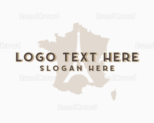 Eiffel Tower France Logo