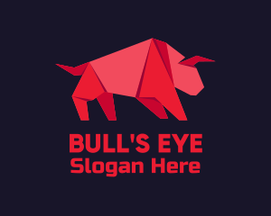 Red Bull Origami logo design