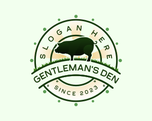 Pig Swine Farm Logo