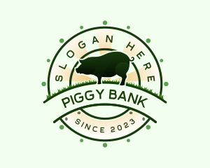 Pig Swine Farm logo design