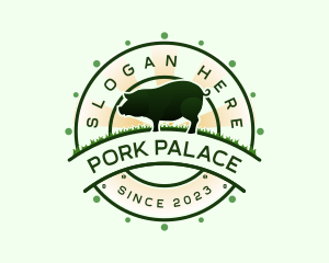 Swine - Pig Swine Farm logo design