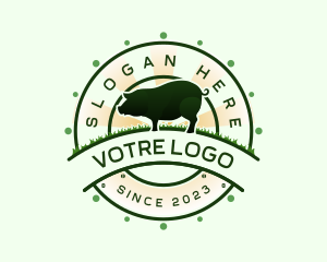 Pig - Pig Swine Farm logo design