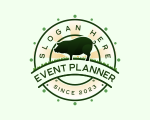 Farm - Pig Swine Farm logo design