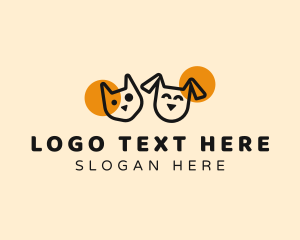 Vet - Pet Puppy Cat logo design