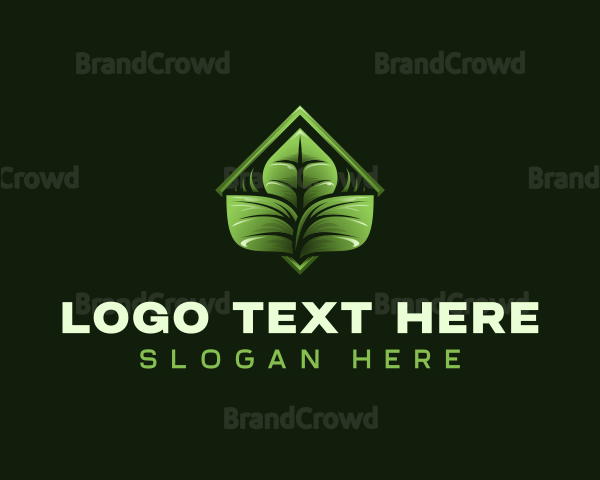Leaf Garden Plant Logo