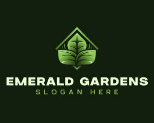 Leaf Garden Plant logo design