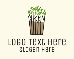 Twig - Tree Plant Tea logo design