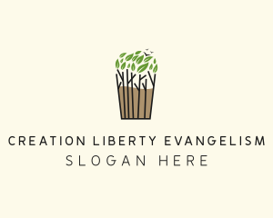 Tree Plant Tea logo design