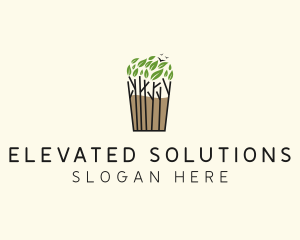 Tree Plant Tea logo design