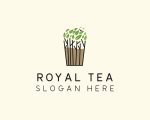 Tree Plant Tea logo design