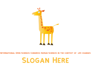 Savanna - Cute Cartoon Giraffe logo design