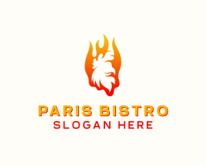 Flame Chicken Grill logo design