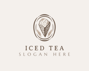 Ice Cream Dessert logo design