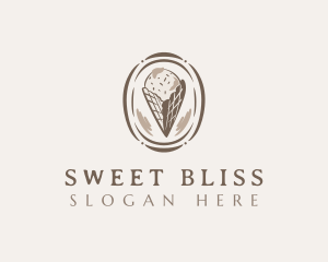 Ice Cream Dessert logo design