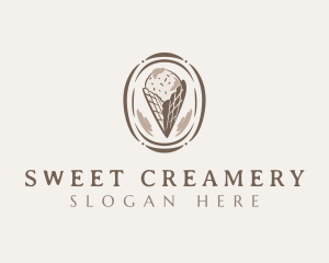 Ice Cream Dessert logo design