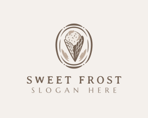 Ice Cream Dessert logo design