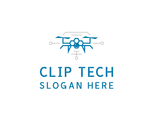 Drone Videography Tech logo design