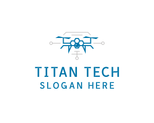 Drone Videography Tech logo design