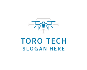 Drone Videography Tech logo design