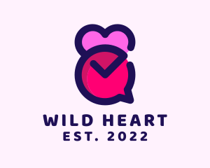 Dating Chat Application logo design