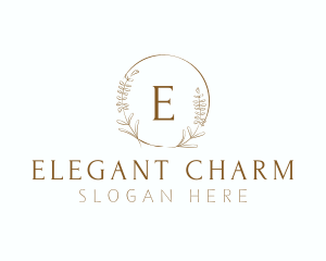 Elegant Flower Boutique logo design