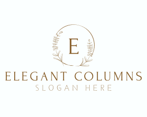 Elegant Flower Boutique logo design