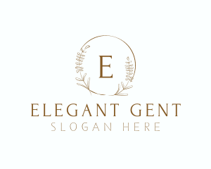 Elegant Flower Boutique logo design