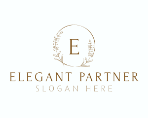 Elegant Flower Boutique logo design