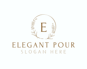 Elegant Flower Boutique logo design