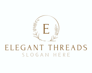 Elegant Flower Boutique logo design