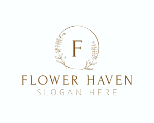 Elegant Flower Boutique logo design