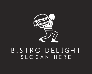 Burger Burglar Restaurant logo design