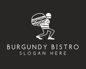 Burger Burglar Restaurant logo design