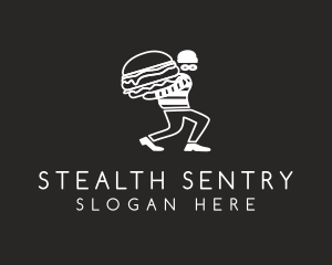 Burger Burglar Restaurant logo design