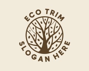 Tree Forest Eco Park logo design