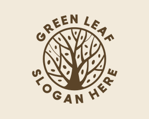 Evergreen - Tree Forest Eco Park logo design