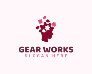 Gears - Mechanical Research Mind logo design