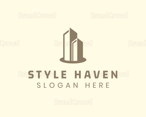 Modern Real Estate Building Logo