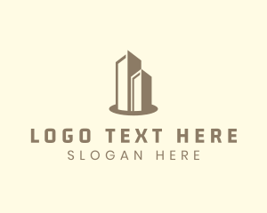 Real Estate - Modern Real Estate Building logo design