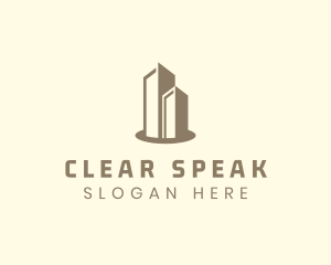 Modern Real Estate Building logo design