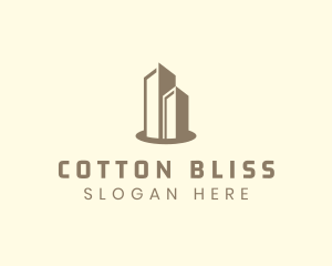 Modern Real Estate Building logo design