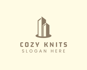 Modern Real Estate Building logo design