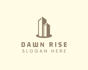 Modern Real Estate Building logo design