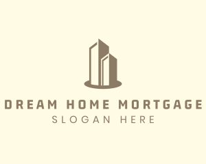Mortgage - Modern Real Estate Building logo design
