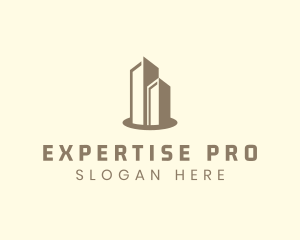 Modern Real Estate Building logo design