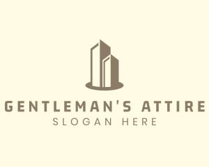 Modern Real Estate Building logo design