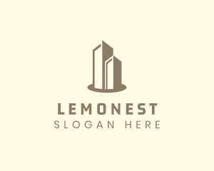 Modern Real Estate Building logo design